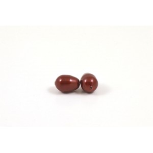 Swarovski perle (5821) goutte poire 11x8mm bordeaux 